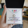 To My Aunt Necklace From Niece Nephew We Squeezed This Necklace Aunt Birthday Mothers Day Christmas Jewelry Customized Gift Box Message Card