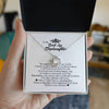 To My Badass Step Daughter, Gifts for Stepdaughter, Love Knot Necklace, Present To My Bonus Daughter From Stepmom, Women's Jewelry