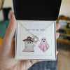 You're My Boo Necklace, Halloween Gift To My Girlfriend, Necklace For Girlfriend