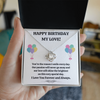 To My Love 10 Necklace, Valentine Couple Gift, Anniversary Birthday Pendant Gift, Gift For Him, Gift For Her, Happy Father Day Mother Day Gift