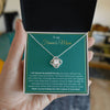 Necklace to my Fiance's Mom from Her Gift for Future Mother in Law to Be, essage Card Jewelry for Christmas Birthday Mother's Day Gift