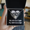Till Death Do Us Part Necklace, Halloween Goth Birthday Message Card, Witchy Gift, To My Girlfriend, Soulmate, Wife