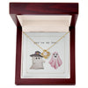 You're My Boo Necklace, Halloween Gift To My Girlfriend, Necklace For Girlfriend
