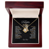 To My Daughter Always With You Personalized Necklace Gift From Dad