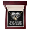 Till Death Do Us Part Necklace, Halloween Goth Birthday Message Card, Witchy Gift, To My Girlfriend, Soulmate, Wife