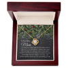 To My Mom Necklace, Christmas Gift from Daughter or Son