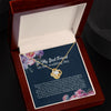 Friend to Bride Necklace Gift with Message Card, on Her Wedding Day, Friend of The Bride Necklace, Wedding Gift for Bride, Bride Jewelry Gift