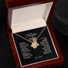 To My Daughter Always With You Personalized Necklace Gift From Dad