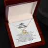 To My Badass Step Daughter, Gifts for Stepdaughter, Love Knot Necklace, Present To My Bonus Daughter From Stepmom, Women's Jewelry