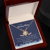 Hockey Mom Necklace Message Card, Gift for Mom, Christmas Gift