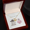 You're My Boo Necklace, Halloween Gift To My Girlfriend, Necklace For Girlfriend