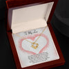 To My Love 7 Necklace, Valentine Couple Gift, Anniversary Birthday Pendant Gift, Gift For Him, Gift For Her, Happy Father Day Mother Day Gift