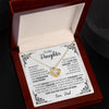 To My Daughter Necklace Gift From Dad, Daughter Father Necklace, Inspirational Gifts For Daughter, Thoughtful And Sentimental Message Card