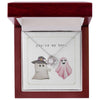 You're My Boo Necklace, Halloween Gift To My Girlfriend, Necklace For Girlfriend