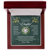 To my Daughter Necklace, Merry Christmas Gift for Daughter
