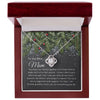 To My Mom Necklace, Christmas Gift from Daughter or Son