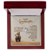 To My Granddaughter From Grandma Necklace This Old Bear Love You Granddaughter Birthday Graduation Christmas Customized Gift Box Message Card