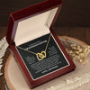 To My Beautiful Granddaughter Necklace, Granddaughter Gift from Grandpa, Grandma, Birthday Graduation Gift, Christmas Gift for Her Grandma version