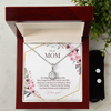 real Eternal Hope Crystal Necklace + Earring Set, Mother's Day Gift, From Son To Mom Gift, From Daughter To Mom Gift, Necklace to Mother