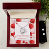 Forever Love Necklace + Clear CZ Earrings, Magic Love Necklace, Mothers Day Gift, Valentine's Day Gifts,