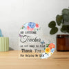 Acrylic Heart Plaque, Acrylic Teacher Appreciation Gifts, Acrylic Keepsake