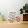 Plaque Best Bonus Mom Heart Acrylic Plaque, Mother's Day Gift For Mom, Mom & Daughter Best Gift For Mother Day, Mothers Plaque Grateful Birthday