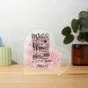 Plaque Sentimental Quotes For Mom Acrylic Heart Plaque For Mother, Mother's Day Gift Idea, Birthday Gift Idea For Mom