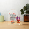 Plaque Son To Mom Birthday Gifts for Mom From Son Mothers Day Plaque Presents for Mom Acrylic Heart Sign