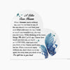 A Letter From Heaven Memorial Gift For Loss Of Mother Father Husband Son, Acrylic Heart Keepsake