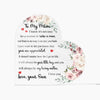Plaque Flowers Gifts for Mom from Daughter Son Kids Acrylic Heart, Mothers Plaque Grateful Birthday, Love Heart Acrylic, Best Mom Sign Acrylic Heart Sign