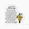 Plaque Mom Gift Birthday Gifts for Mom from Daughters Sons Meaningful Gifts for Mother Acrylic Heart Sign for Mom Mother's Day Gift
