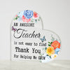 Acrylic Heart Plaque, Acrylic Teacher Appreciation Gifts, Acrylic Keepsake