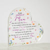 Personalized Name To My Bonus Mum Heart Acrylic Plaque, Stepmother Gifts, Mother's Day Gifts For Stepmom, Birthday Gifts, Sentimental Gifts