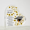 Plaque Graduation Print Heart Acrylic Plaque, Graduation Gift For Her from College, Class of 2023 Grad Gift, High School Graduation