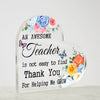 Acrylic Heart Plaque, Acrylic Teacher Appreciation Gifts, Acrylic Keepsake