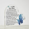 A Letter From Heaven Memorial Gift For Loss Of Mother Father Husband Son, Acrylic Heart Keepsake