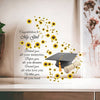 Plaque Graduation Print Heart Acrylic Plaque, Graduation Gift For Her from College, Class of 2023 Grad Gift, High School Graduation