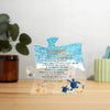 Sea Turltle Beach Daughter Gift from Mom Acrylic Puzzle Sign Plaque for Daughter HG