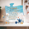 Sea Turltle Beach Daughter Gift from Mom Acrylic Puzzle Sign Plaque for Daughter HG
