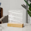 Daughter Keepsake Gift - Lamp of Love, LED Square Acrylic for Daughter, Best Christmas Gift Idea, Thoughtful Gift for Her, Sentimental Gift