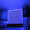 To My Husband "Fate Brought Us Together" Acrylic Plaque, Best Birthday Gift for Husband, Anniversary Gift for Him, Husband Gift from Wife