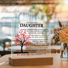 Daughter Keepsake - Lamp of Love, Unique Birthday Gift for Daughter, Daughter's Christmas Gift, Heartfelt Gift for Daughter, Daughter's Gift