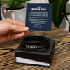 To my Bonus Dad | Dad Gift, Vegan Leather Bracelet, Stepped Up dad, Step Father, Fathers Day, Birthday