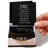 Bracelet For Dad, Men's "Love You Forever" Bracelet, Gift For Dad, Father's Day Gift, Men's Jewelry, Gift for Him By Le Petit Pendant