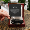 Promise Bracelet For Him, Personalized Sentimental Gifts For Boyfriend, To My Man Bracelets, Birthday Christmas Anniversary Valentine Gift