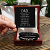 Bracelet For Dad, Men's "Love You Forever" Bracelet, Gift For Dad, Father's Day Gift, Men's Jewelry, Gift for Him By Le Petit Pendant