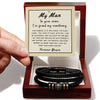My Man Gift - My Sanctuary Love You Forever Bracelet | Romantic Gift for Him - Anniversary, Birthday, Father's Day, Valentine's Day