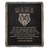 Fierce Tiger Mama Woven Blanket
