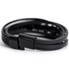Personalized Son Cross Leather Bracelet Men's Cross Braided Vegan Leather Bracelet with Message Card