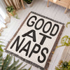 Good At Naps Blanket HG – Original Design – Black and White – Living Room Throws – Classic Home Decor – Dorm Room – Kids Bedroom